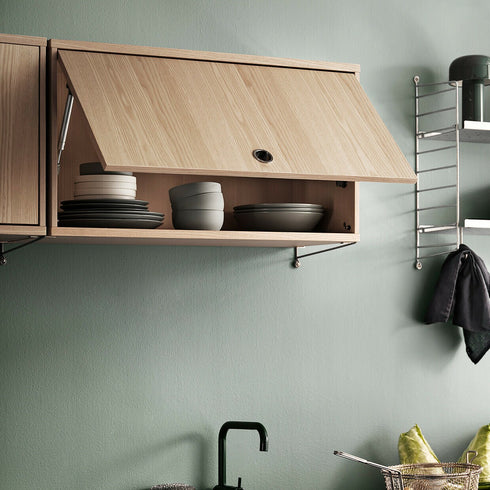 Wall Cabinet with Flap Doors 160x50x30cm